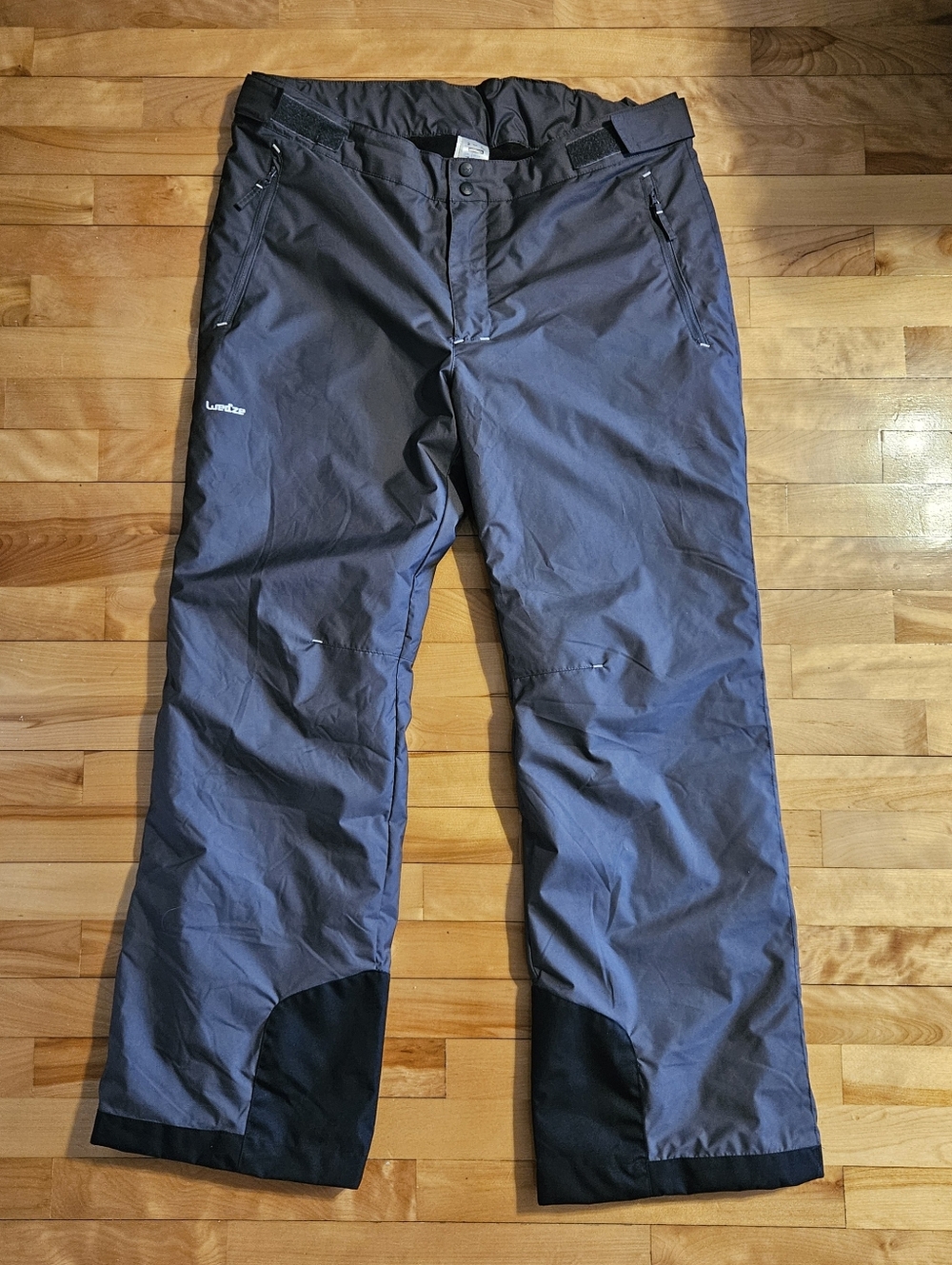 Snow Pants Snowpants Ski Pants Decathlon Wedze Size L Women Grey & Black